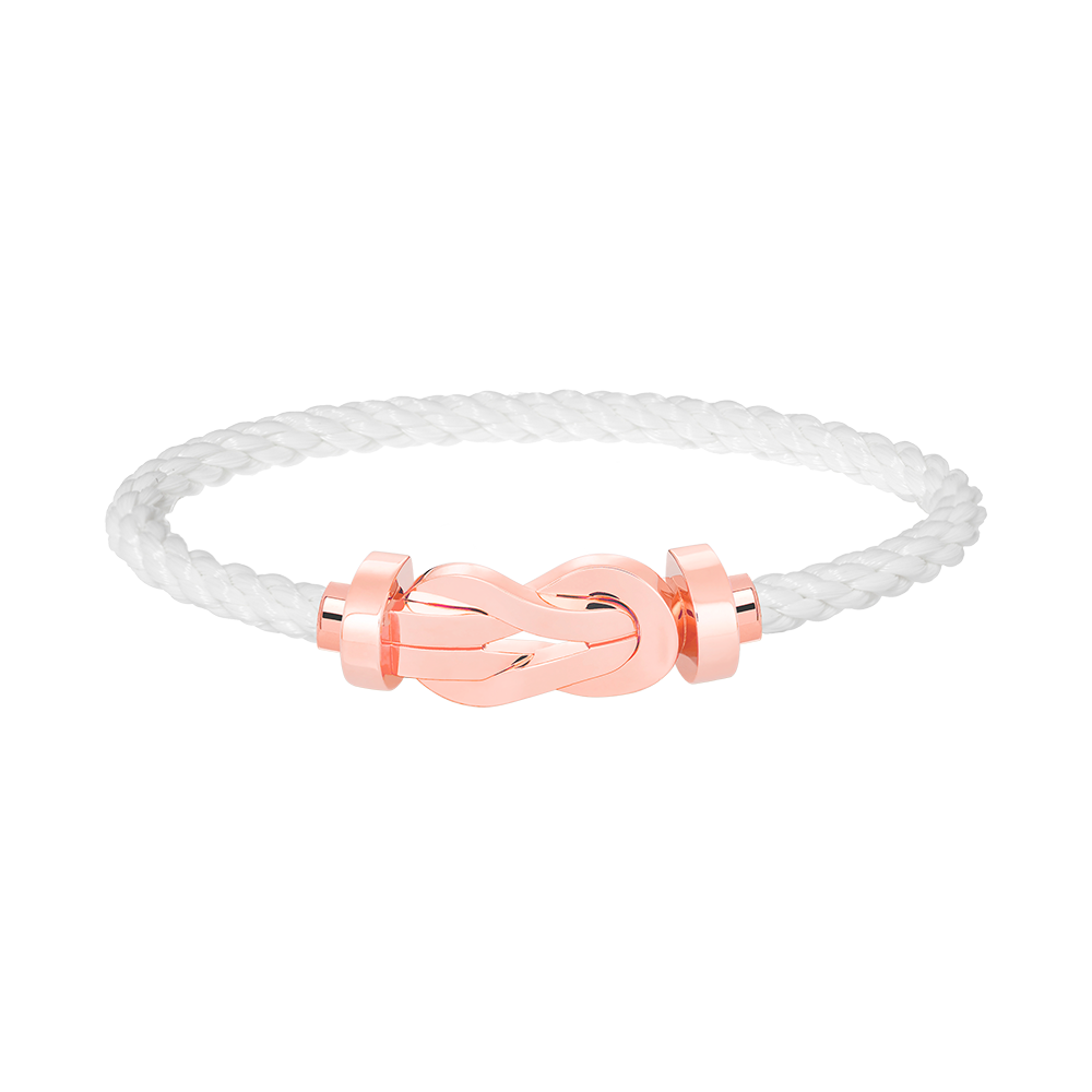 ¡®AuraJewelry¡¯CHANCE LARGE 8 FIGURE BUCKLE NO DIAMOND BRACELET ROSE GOLD