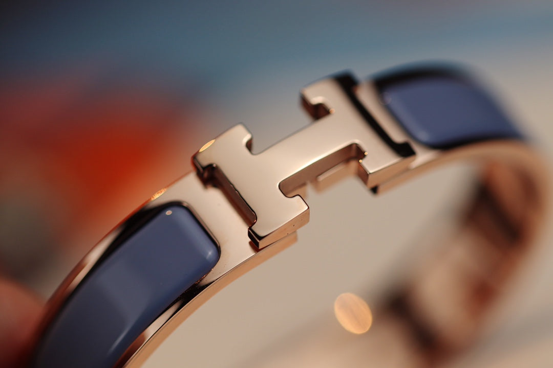 ¡®AuraJewelry¡¯H BRACELET 12MM BLUE GRAY