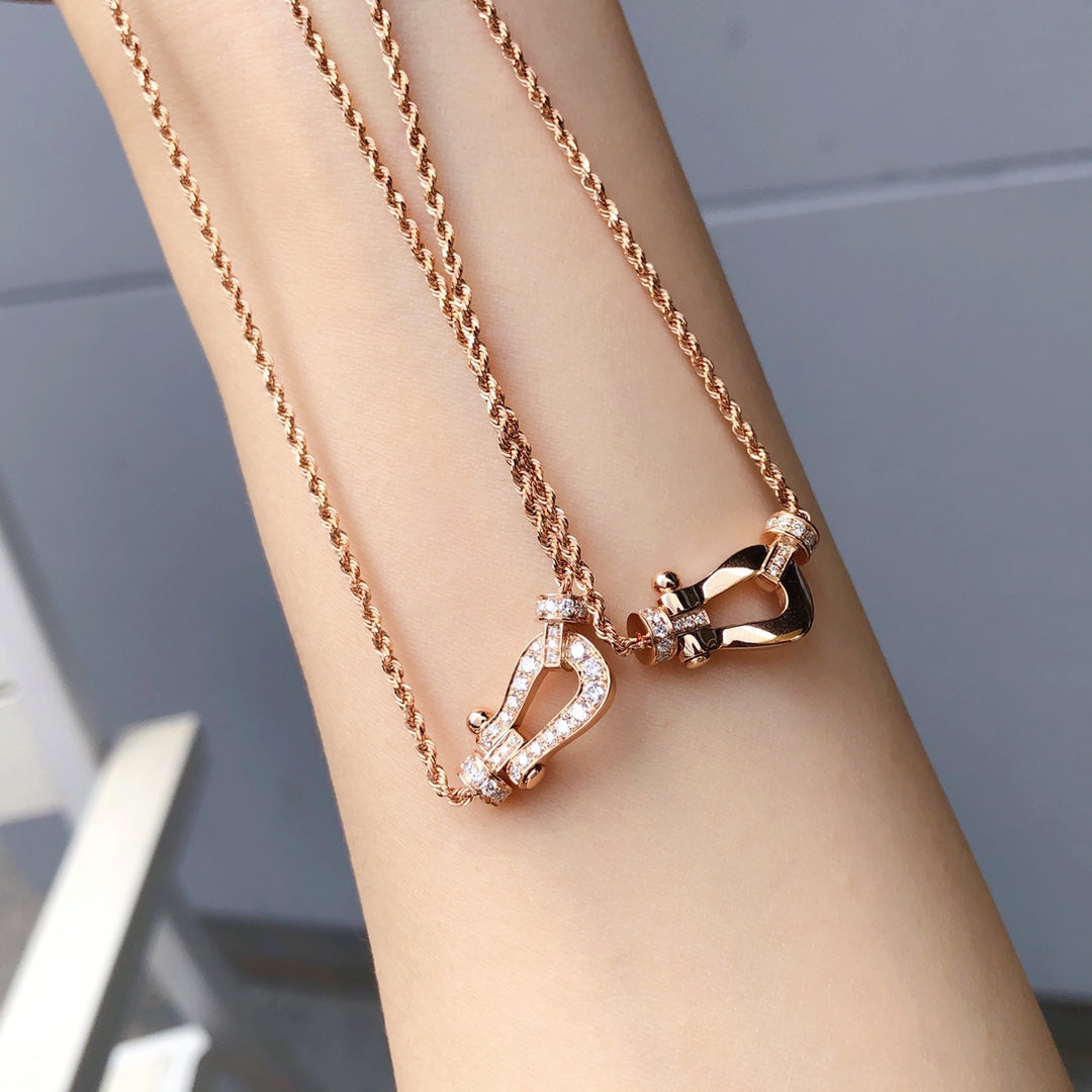 ¡®AuraJewelry¡¯FORCE 10 PINK GOLD DIAMOND NECKLACE