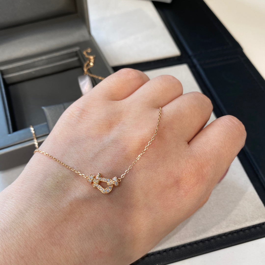 ¡®AuraJewelry¡¯FORCE 10 DIAMOND PINK GOLD NECKLACE MINI MODEL