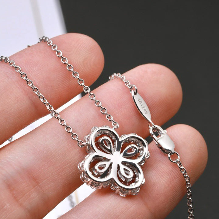 ¡®AuraJewelry¡¯LOOP NECKLACE FULL MOTIF DIAMOND 16MM MULTIPLE COLORS