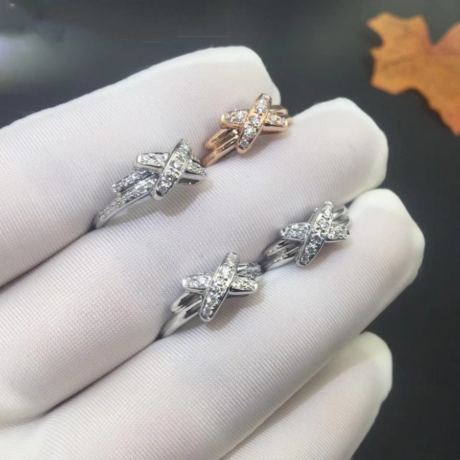 ¡®AuraJewelry¡¯JEUX DE SILVER DIAMOND RING