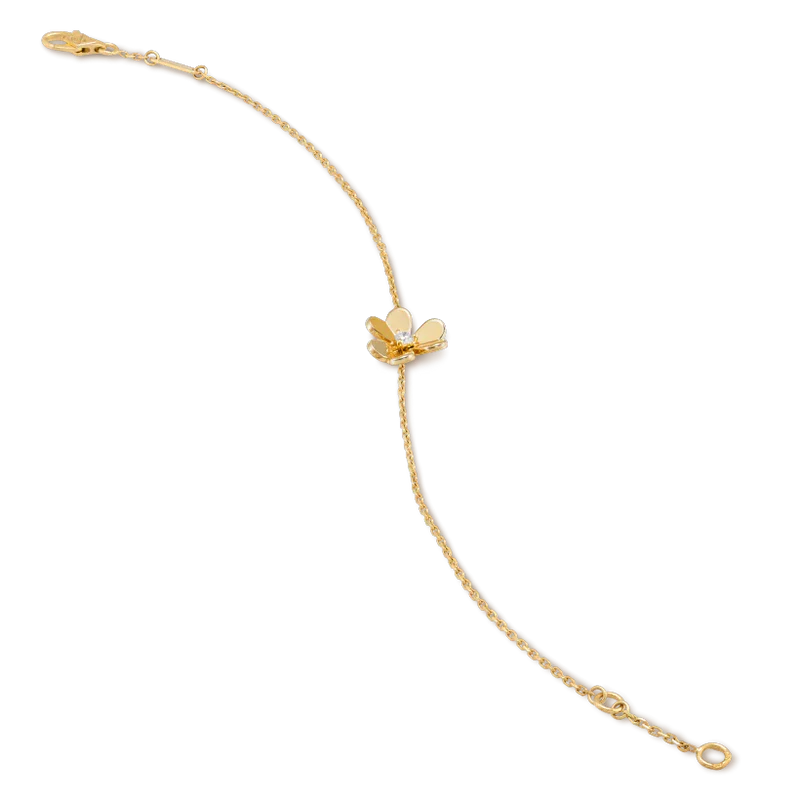 ¡®AuraJewelry¡¯FRIVOLE GOLD FLOWER PINK MALACHITE BRACELET