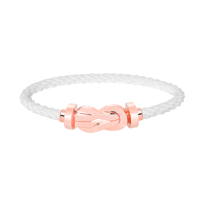 ¡®AuraJewelry¡¯CHANCE LARGE 8 FIGURE BUCKLE NO DIAMOND BRACELET ROSE GOLD