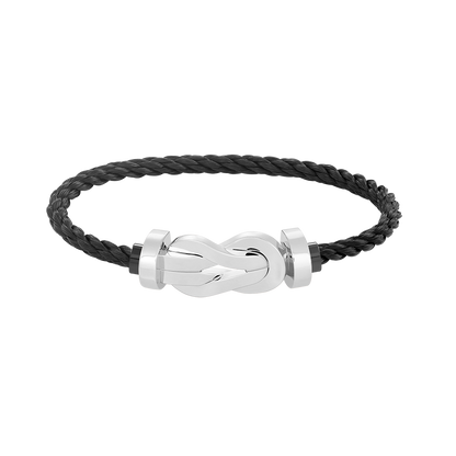 ¡®AuraJewelry¡¯CHANCE LARGE 8 FIGURE BUCKLE NO DIAMOND BRACELET SILVER