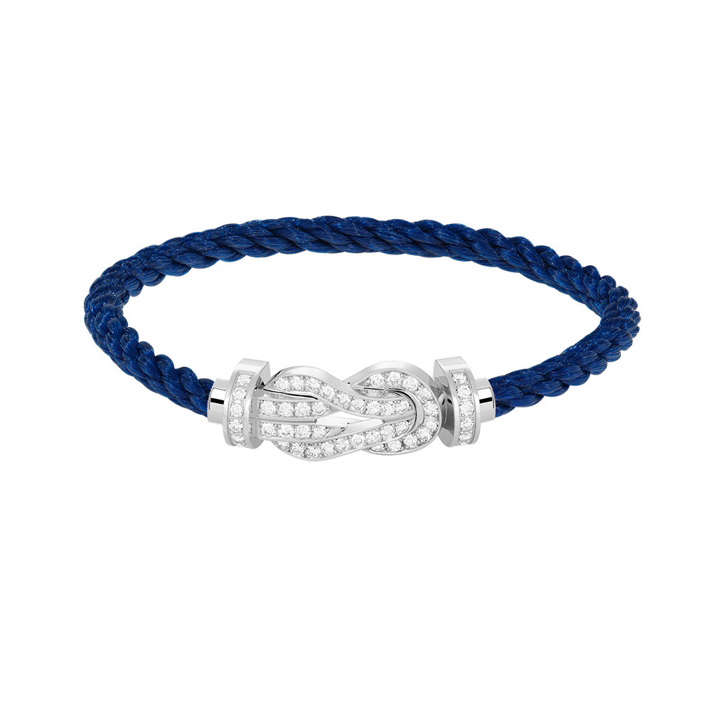 ¡®AuraJewelry¡¯CHANCE LARGE 8 FIGURE BUCKLE FULL DIAMOND BRACELET SILVER