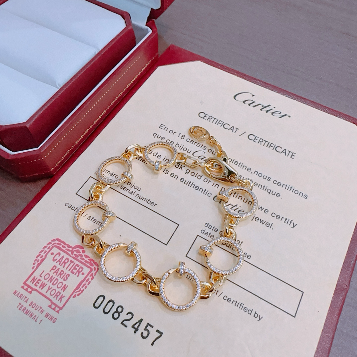 ¡®AuraJewelry¡¯LOVE&JUSTE BRACELET DIAMONDS