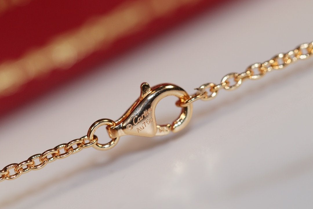 AuraJewelry「ラブネックレス ピンクゴールド＆シルバー」