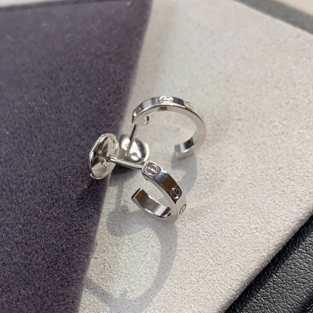 ¡®AuraJewelry¡¯LOVE EARRINGS 2.65MM SILVER