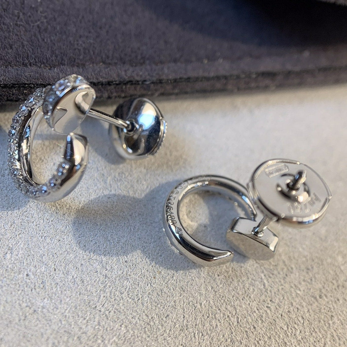 ¡®AuraJewelry¡¯JUSTE EARRINGS SILVER DIAMONDS