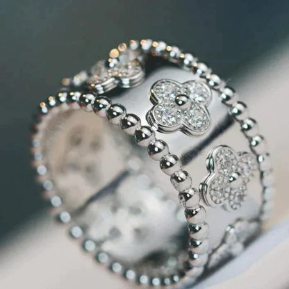 ¡®AuraJewelry¡¯CLOVER KALEIDOSCOPE RING 10MM