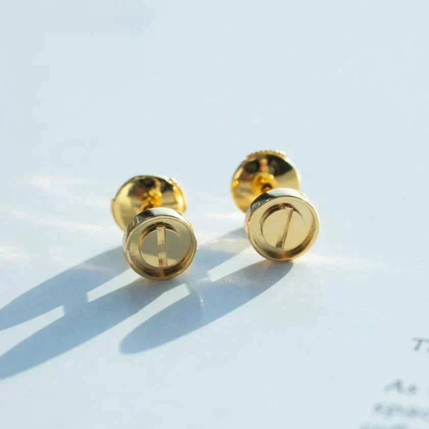 ¡®AuraJewelry¡¯LOVE EARRINGS GOLD 10MM