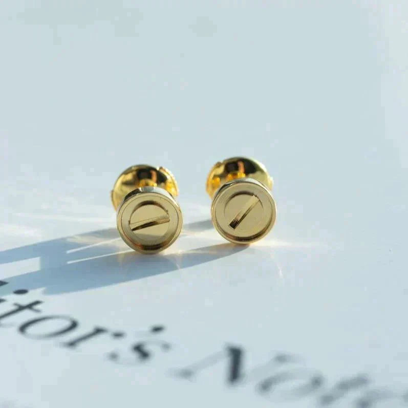 ¡®AuraJewelry¡¯LOVE EARRINGS GOLD 10MM