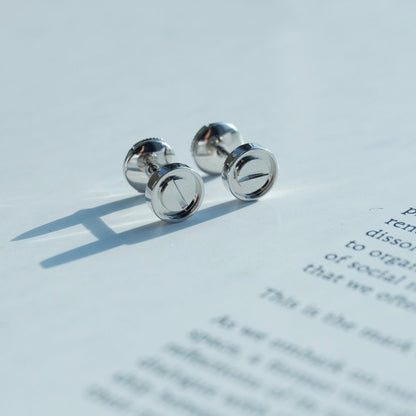 ¡®AuraJewelry¡¯LOVE EARRINGS SILVER 10MM
