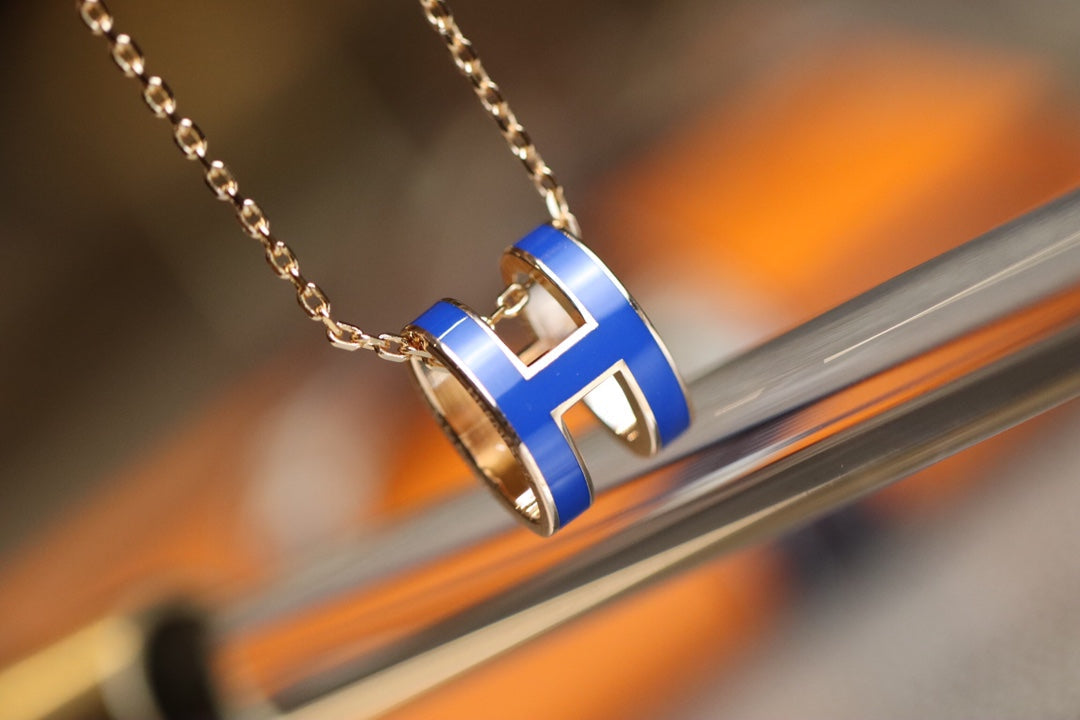 「AuraJewelry」POP Hペンダント ピンクゴールド