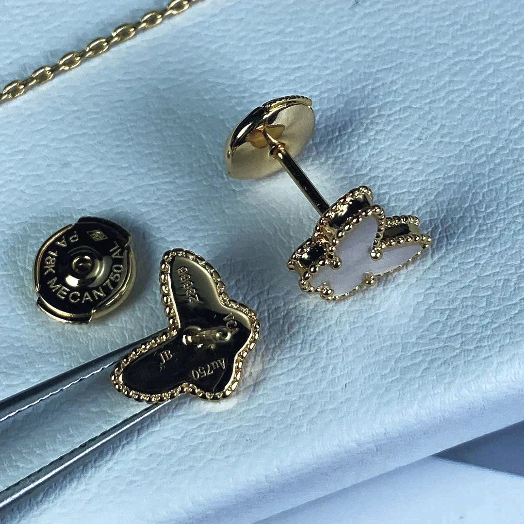 ¡®AuraJewelry¡¯SWEET BUTTERFLY MOP EARSTUDS