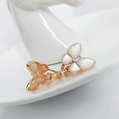 ¡®AuraJewelry¡¯BUTTERFLY MOP DIAMOND EARRINGS