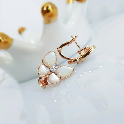¡®AuraJewelry¡¯BUTTERFLY MOP DIAMOND EARRINGS