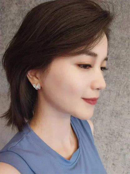 ¡®AuraJewelry¡¯BUTTERFLY MOP DIAMOND EARRINGS