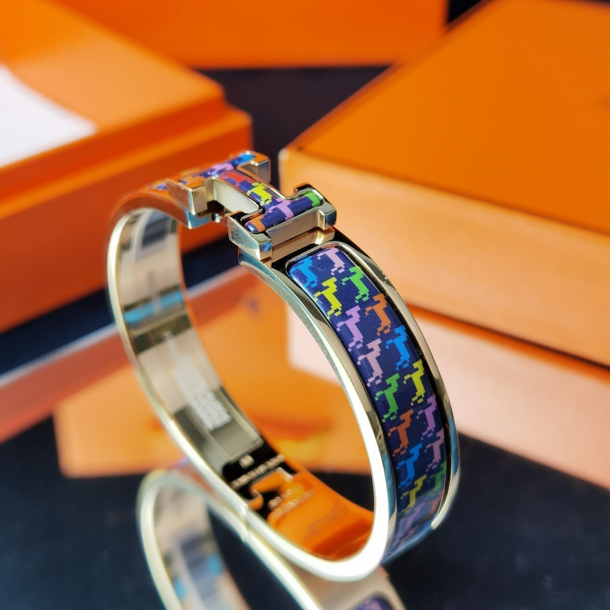 AuraJewelry 馬ブレスレット 12MM