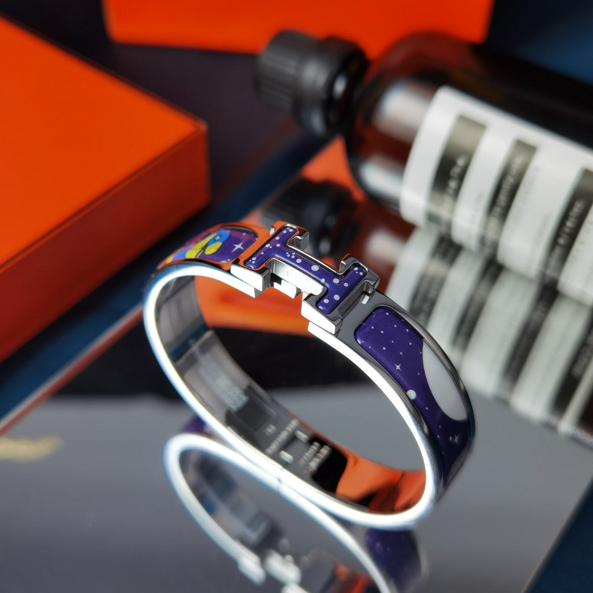 ¡®AuraJewelry¡¯H STAR AND MOON BRACELET 12MM