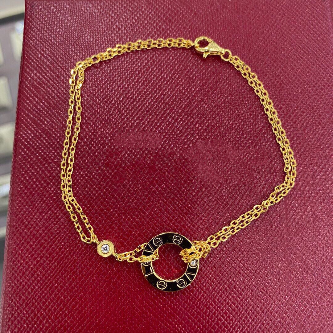 ¡®AuraJewelry¡¯LOVE BRACELET 2 DIAMOND