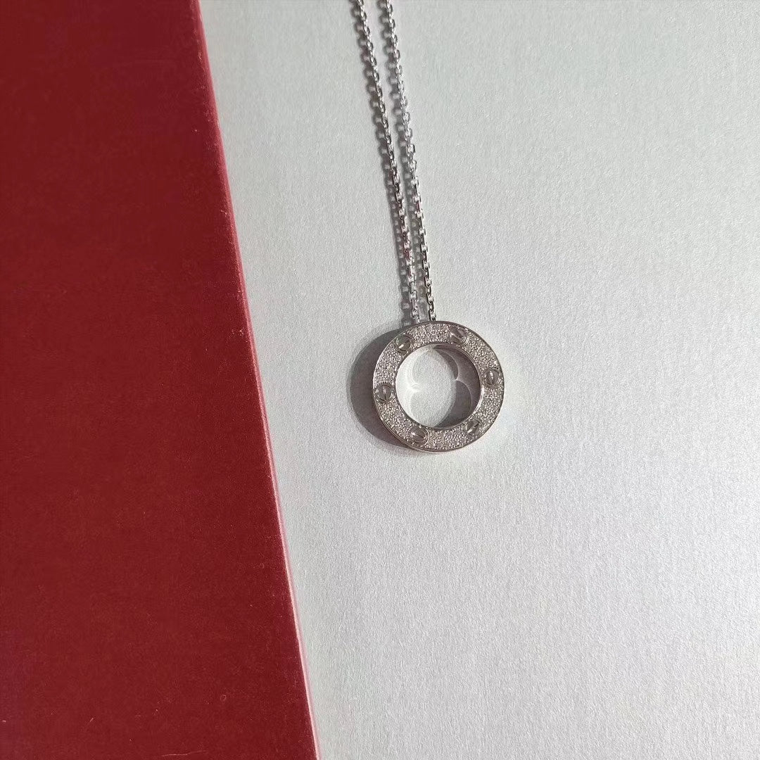 ¡®AuraJewelry¡¯LOVE NECKLACE ADJUSTABLE SILVER