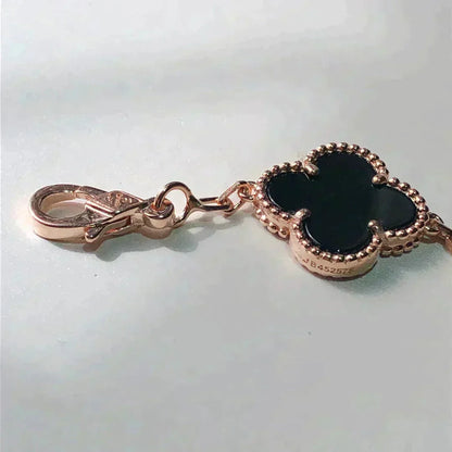 [AuraJewelry]New CLOVER 5 MOTIFS MULTICOLOR BRACELET