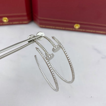 ¡®AuraJewelry¡¯JUSTE EARRINGS FULL DIAMONDS 1.8MM