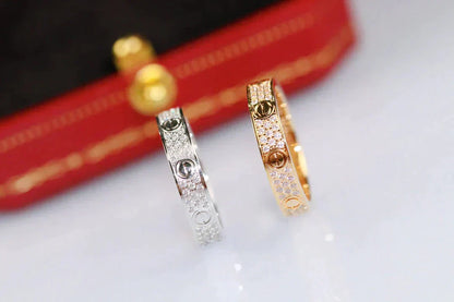 ¡®AuraJewelry¡¯LOVE RING 3.6MM DIAMOND PAVED