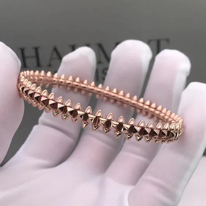 [AuraJewelry]CLASH PINK GOLD Silver   Gold  BRACELET