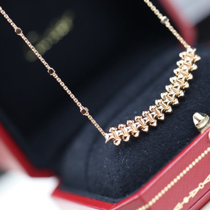 AuraJewelry「CLASH PINK GOLD」ネックレス