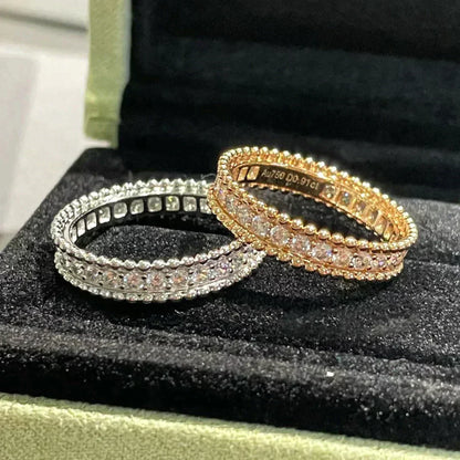 AuraJewelry「ペルレ ダイヤモンド ローズゴールドリング」
