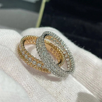 AuraJewelry「ペルレ ダイヤモンド ローズゴールドリング」