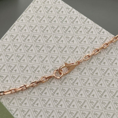 ¡®AuraJewelry¡¯LUCKY SPRING 15 MOTIFS ROSE GOLD NECKLACE