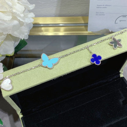 ¡®AuraJewelry¡¯LUCKY SPRING SILVER BRACELET 4 MOTIF