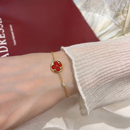 ¡®AuraJewelry¡¯SUN PEDANT CARNELIAN BRACELET