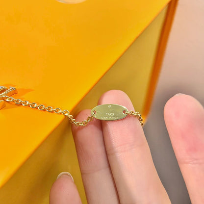 ¡®AuraJewelry¡¯LOGO STAR MOTIF GOLD BRACELET