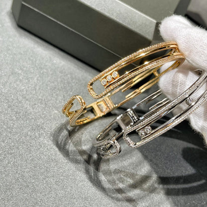 [AuraJewelry]MOVE 10TH PAVED DIAMOND BRACELET