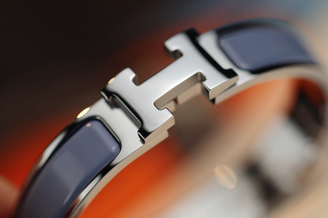 ¡®AuraJewelry¡¯H BRACELET 12MM BLUE GRAY