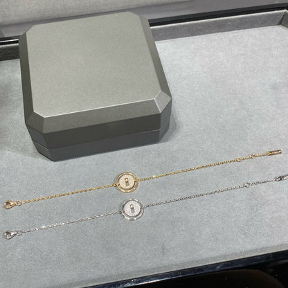 [AuraJewelry]LUCKY MOVE DIAMOND PAVED BRACELET