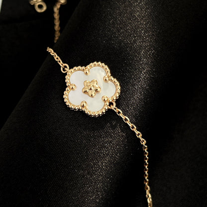 ¡®AuraJewelry¡¯LUCKY SPRING ROSE GOLD MOP BRACELET