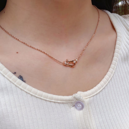 ¡®AuraJewelry¡¯FORCE 10 PINK GOLD DIAMOND NECKLACE
