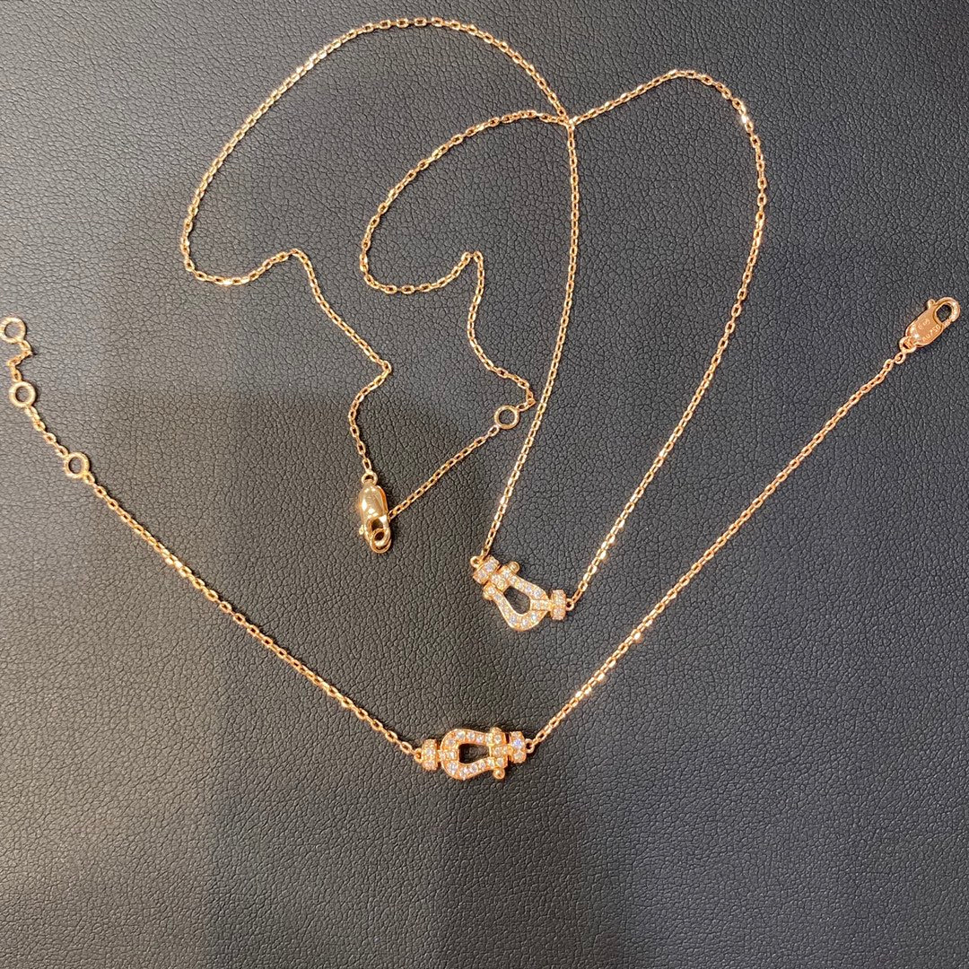 ¡®AuraJewelry¡¯FORCE 10 DIAMOND PINK GOLD NECKLACE MINI MODEL