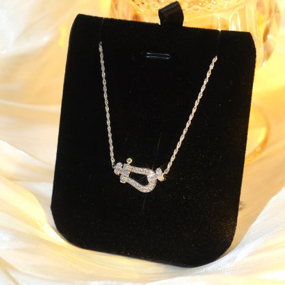 ¡®AuraJewelry¡¯FORCE 10 DIAMOND SILVER NECKLACE MINI MODEL