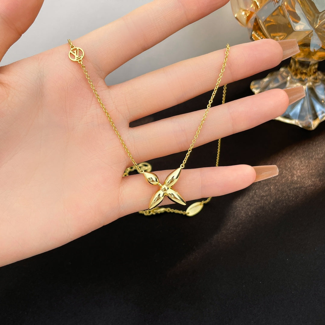 ¡®AuraJewelry¡¯LOUISETTE GOLD NECKLACE