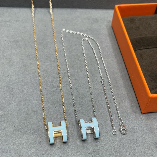 ¡®AuraJewelry¡¯POP H SKY BLUE NECKLACE
