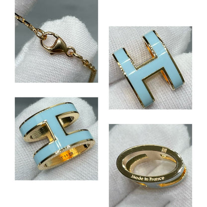 AuraJewelry「POP H スカイブルーネックレス」