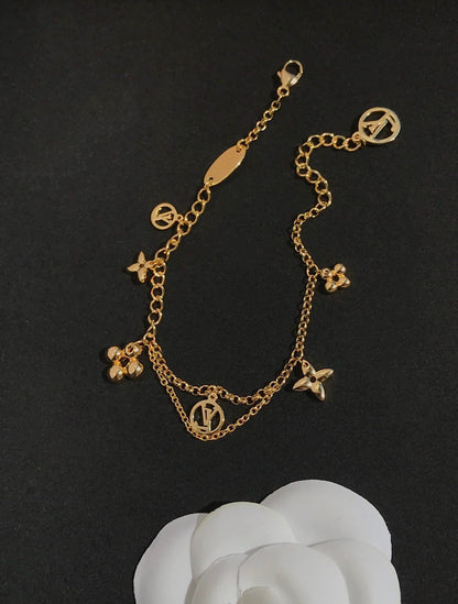 ¡®AuraJewelry¡¯BLOOMING PINK GOLD MOP BRACELET
