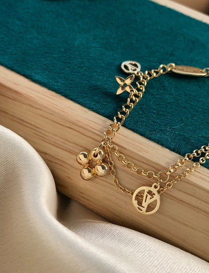¡®AuraJewelry¡¯BLOOMING PINK GOLD MOP BRACELET
